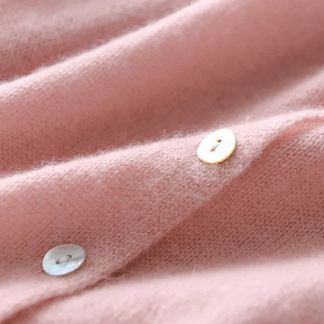 Luvik | with buttons U Boat U Neck Knit Sweater Women's Clothing