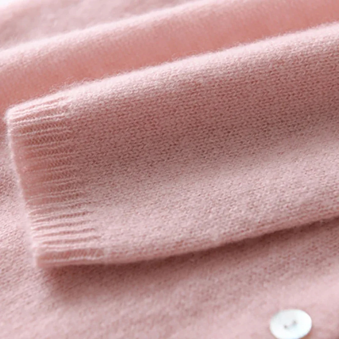 Luvik | with buttons U Boat U Neck Knit Sweater Women's Clothing