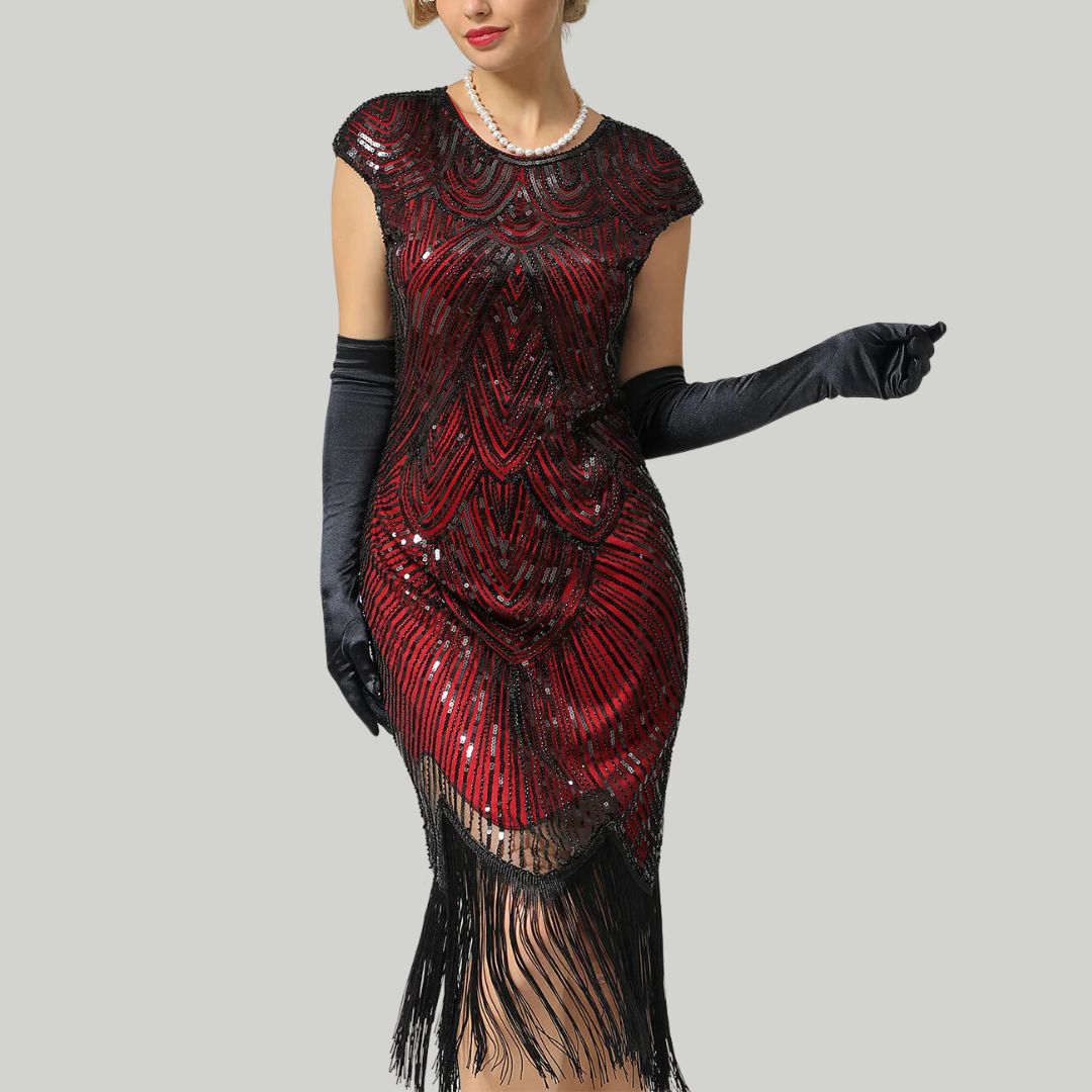 Luvik | 1920-luvun Gatsby-tyylinen kimaltava mekko