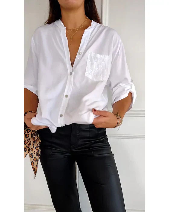 Luvik | Premium Puuvilla Chic Glamour Top