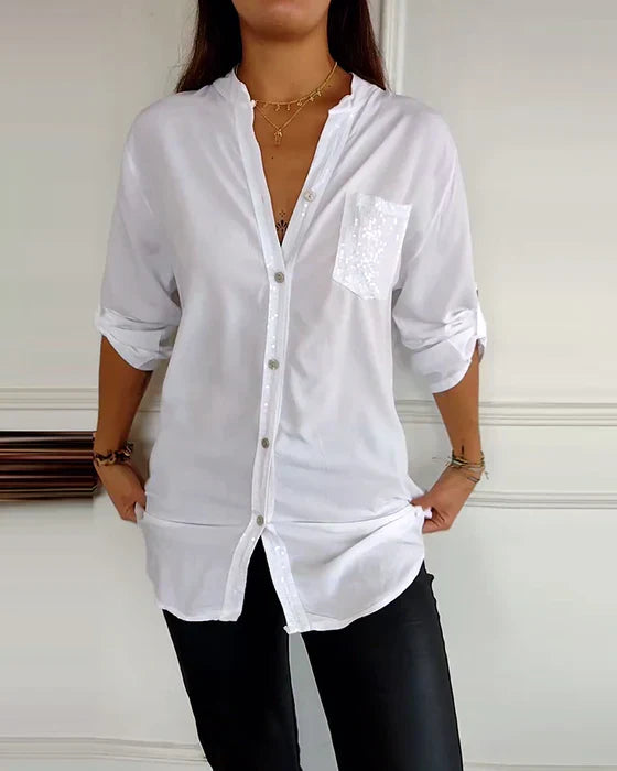 Luvik | Premium Puuvilla Chic Glamour Top