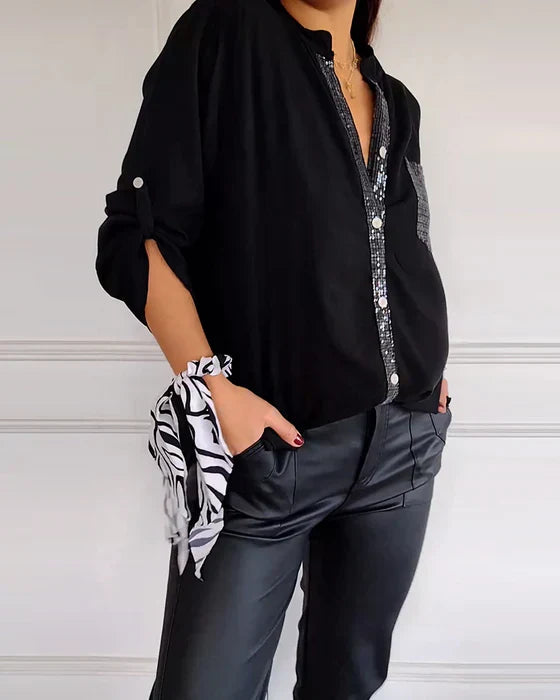 Luvik | Premium Puuvilla Chic Glamour Top