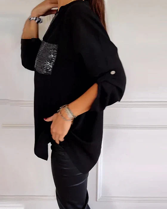 Luvik | Premium Puuvilla Chic Glamour Top
