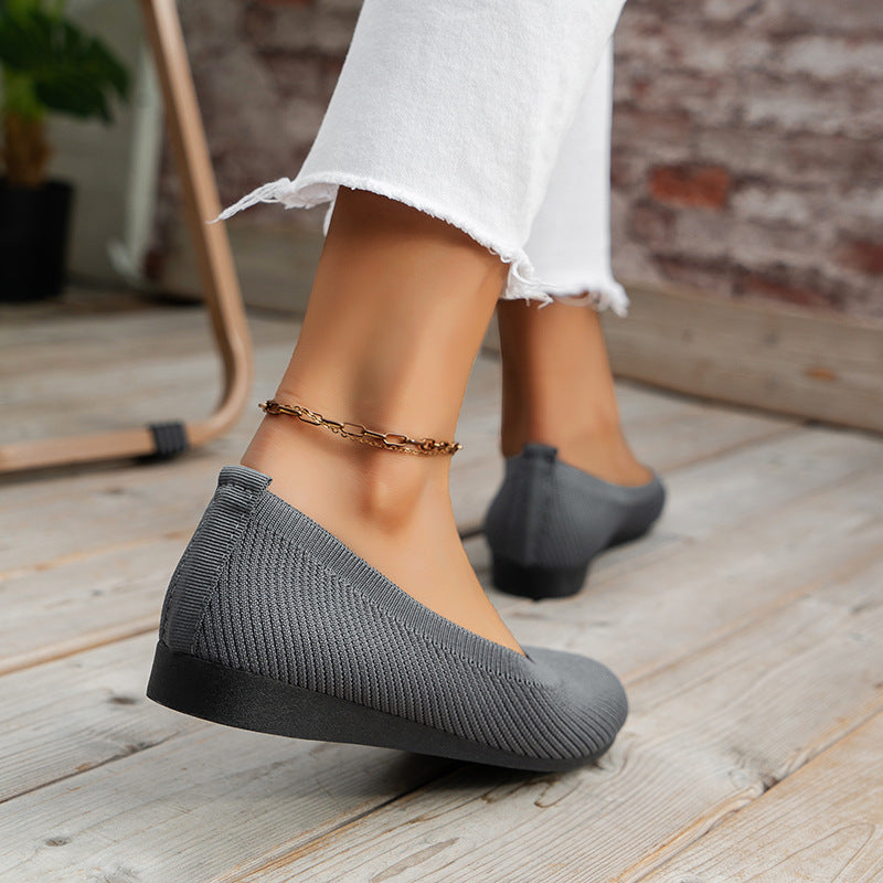 Luvik | Hengittävä Neulottu Slip Ons Naisille