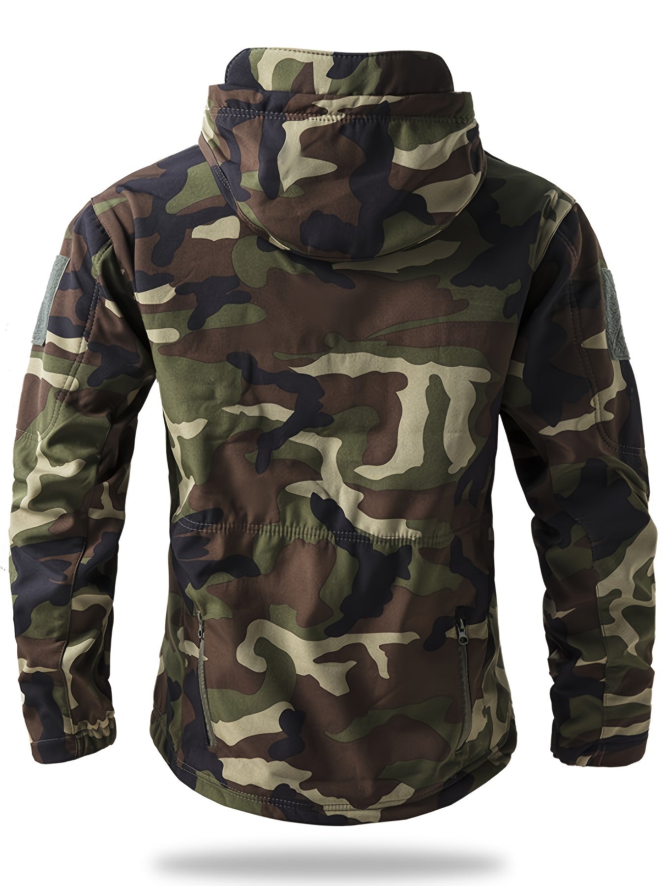 Luvik | Vedenpitävä Miesten Takki Camouflage Kuviolla