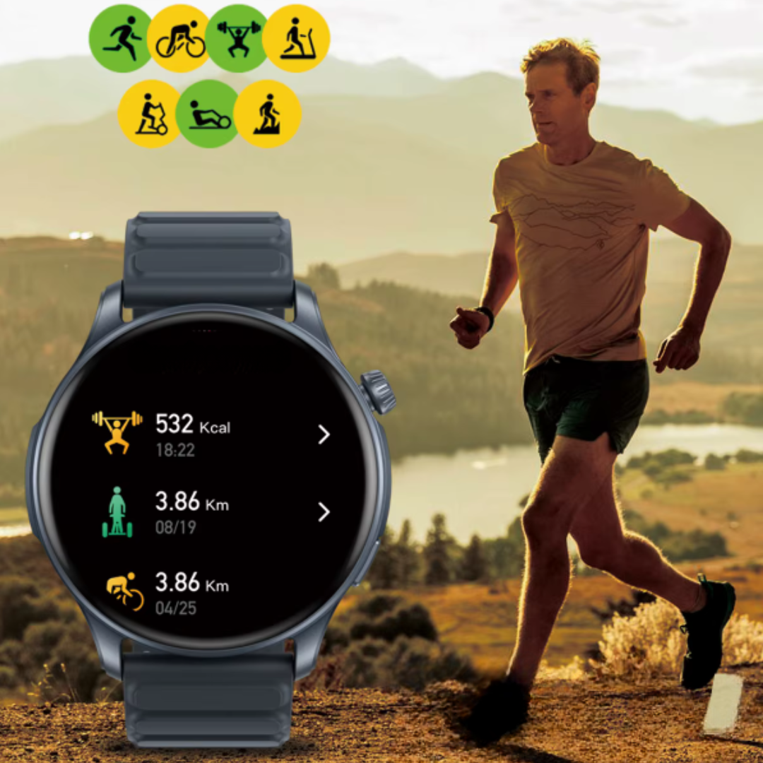Luvik | AMOLED-näyttö Fitness Smartwatch