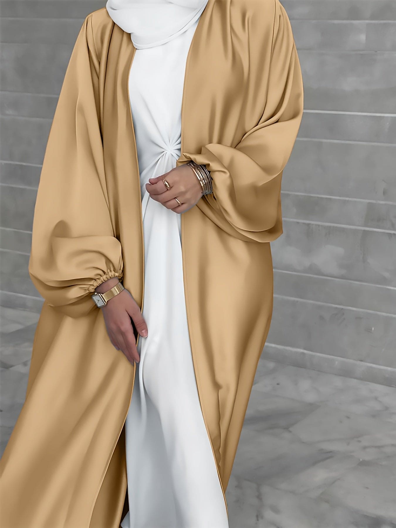 Luvik | Tyylikäs Abaya Mekko Vyöllä