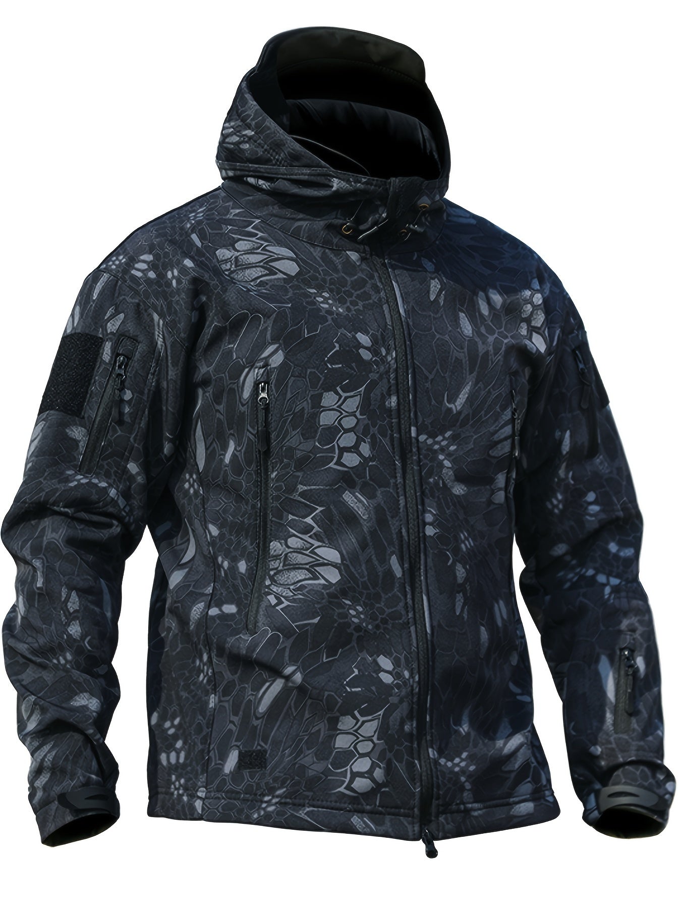 Luvik | Vedenpitävä Miesten Takki Camouflage Kuviolla