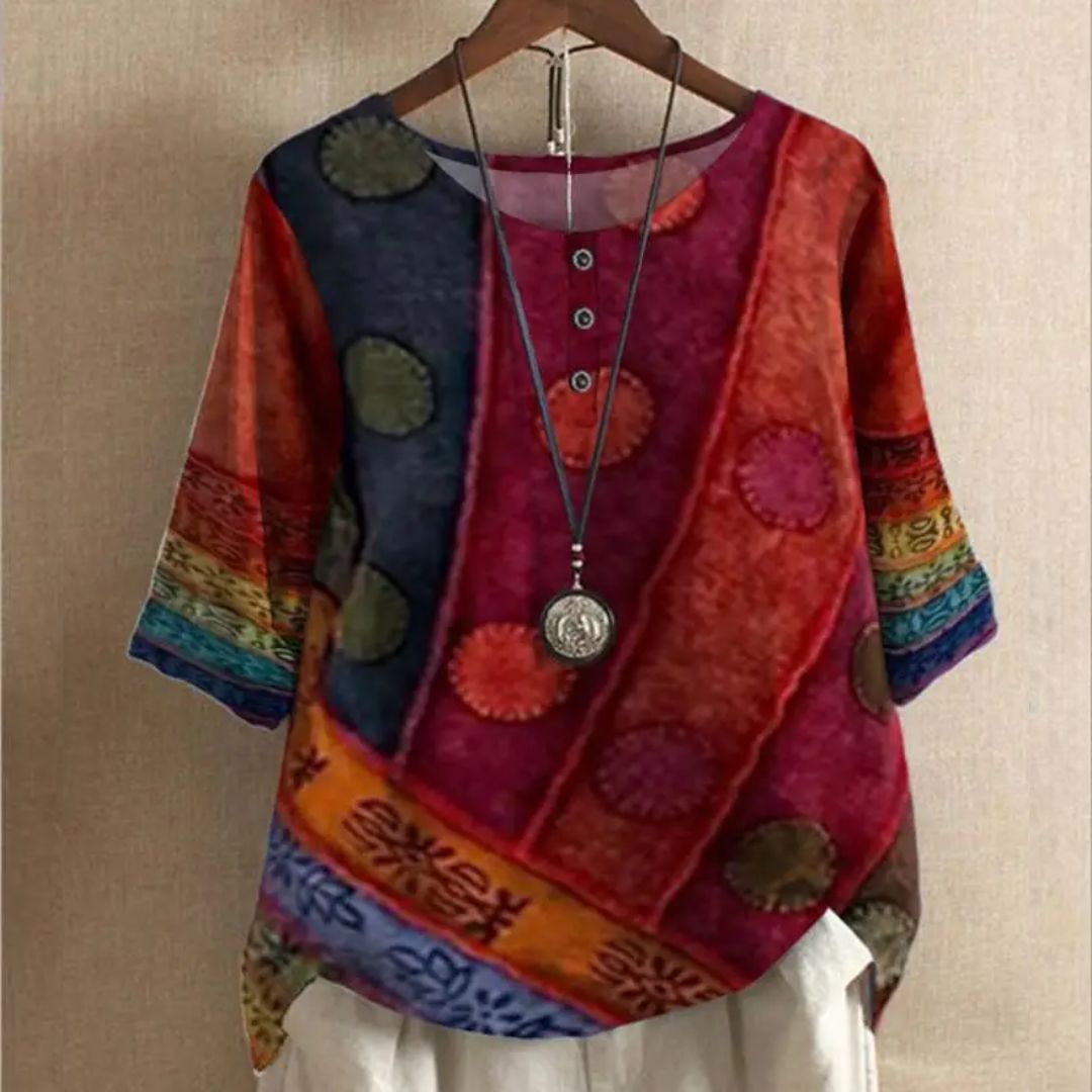 Luvik | Top - ainutlaatuinen vintage-boho-kuosi