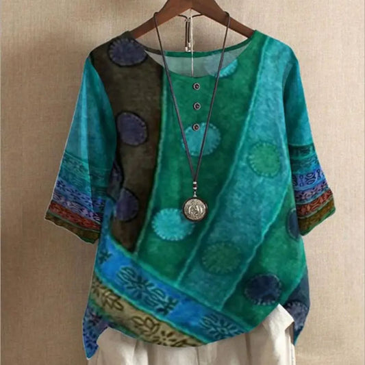 Luvik | Top - ainutlaatuinen vintage-boho-kuosi