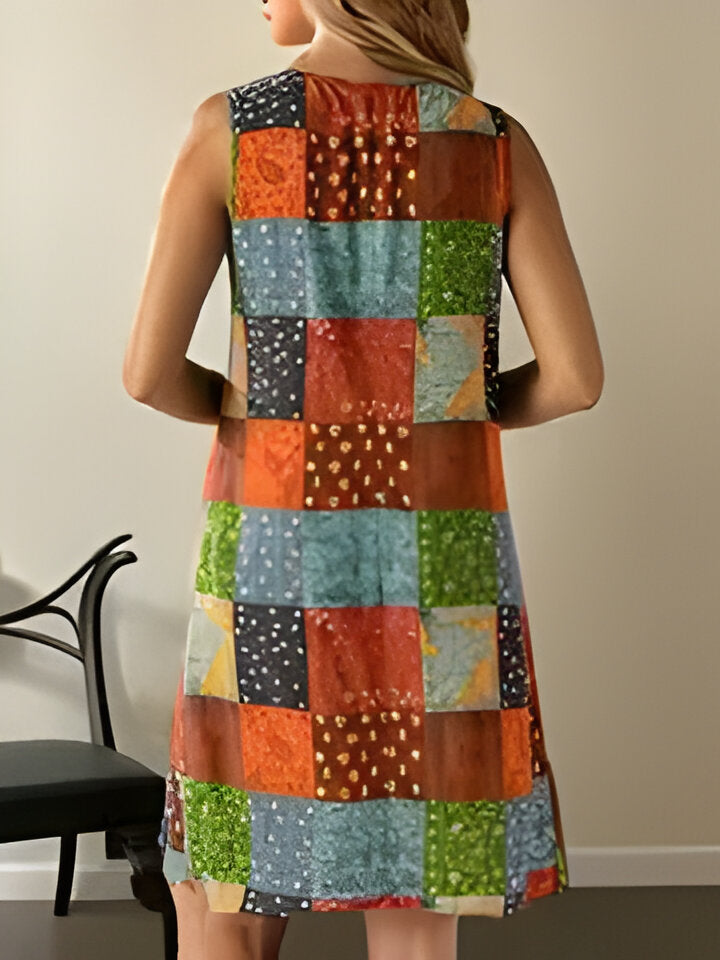 Luvik | Vintage Boho Patschwork Mekko naisille