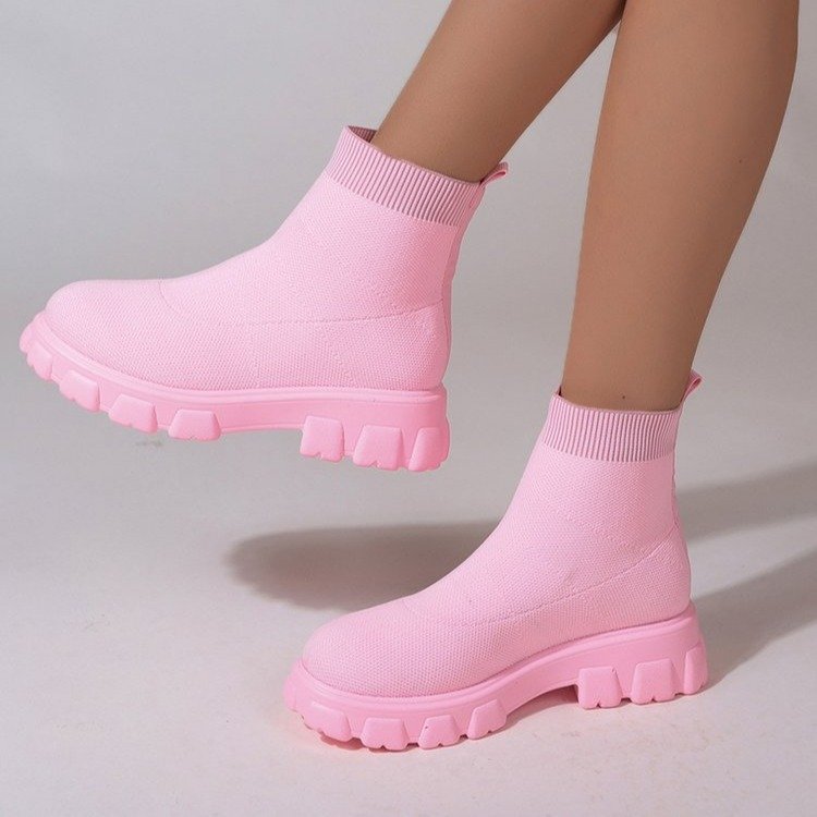 Luvik | Fashion Nilkkuri Matala korkoiset Sukka Salsakengät Naisille