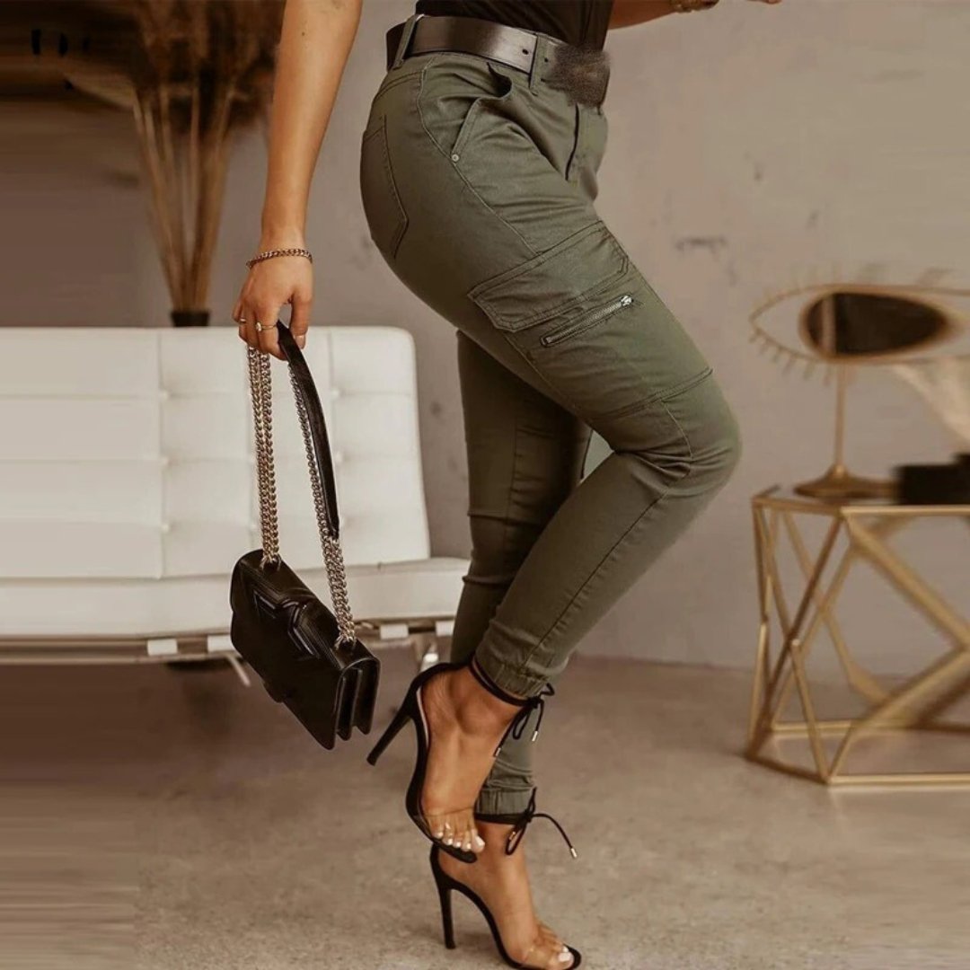 Luvik | Naisten Skinny Cargo Farkut