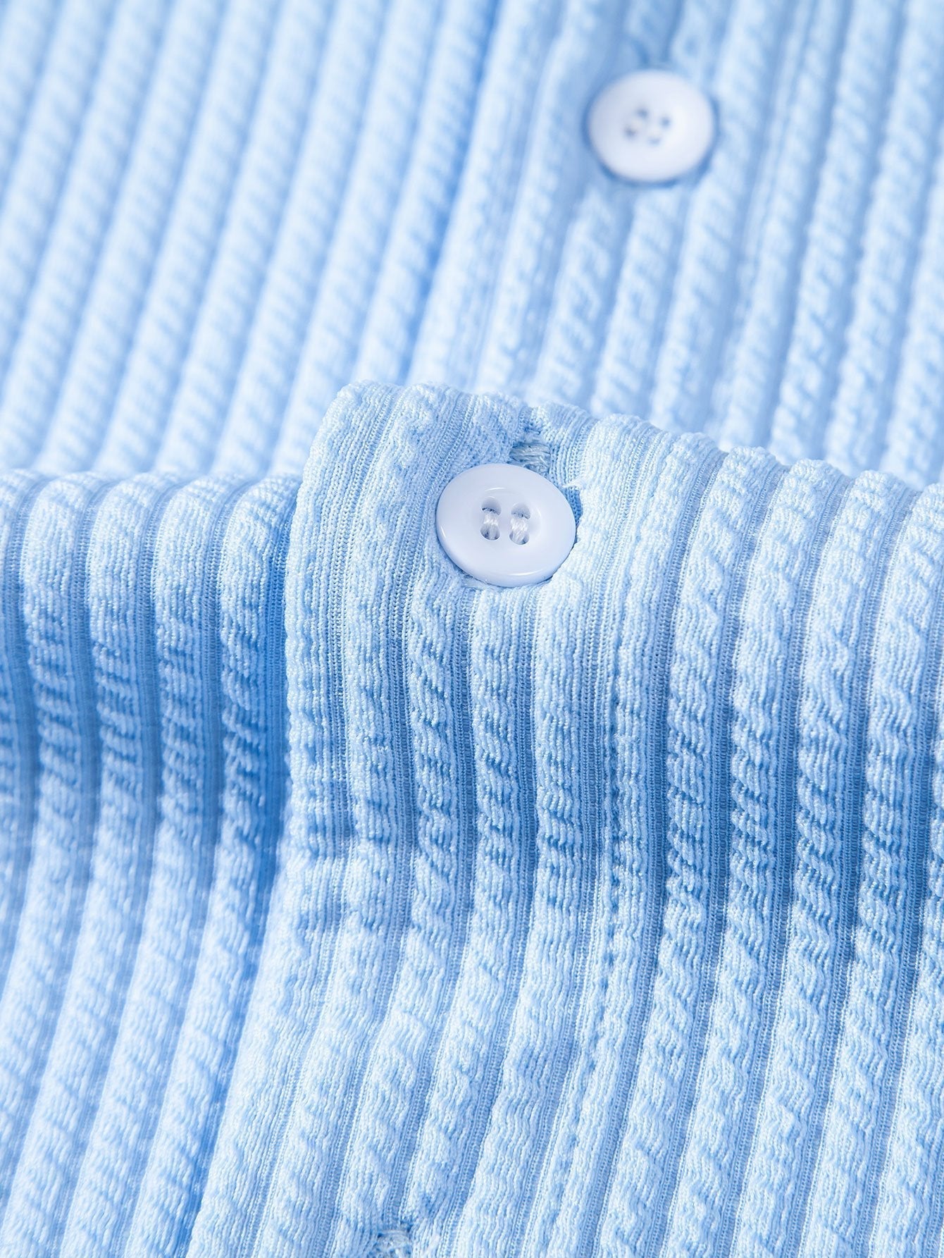 Luvik | Ribbed Stand Collar Blouse
