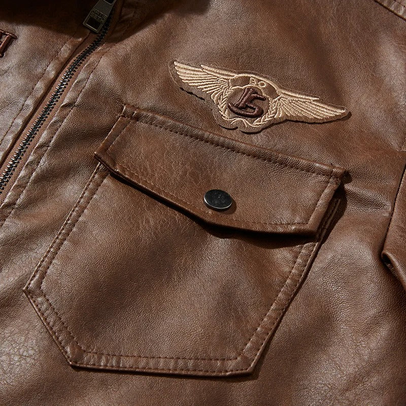 Luvik | Miesten rento lämmin Biker takki
