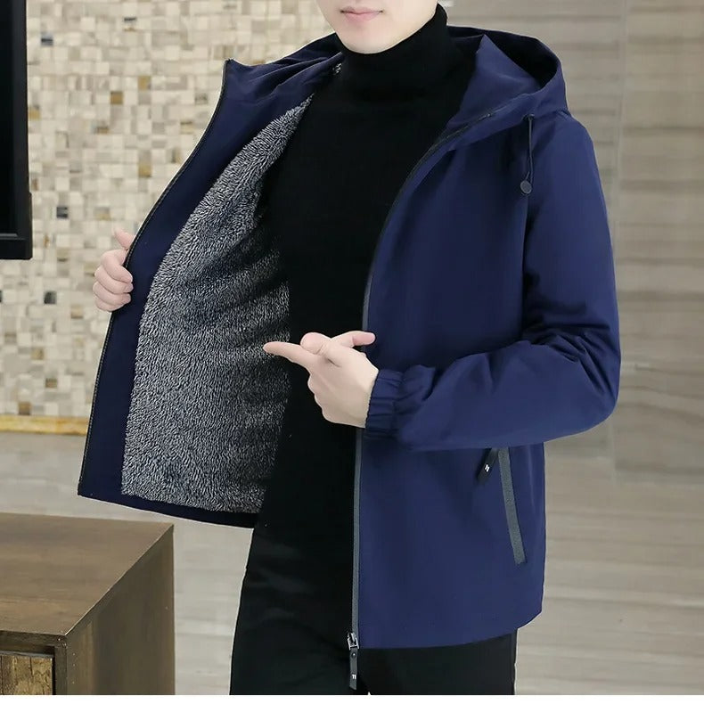 Luvik | Miesten Thermal Fleece Windbreaker takki