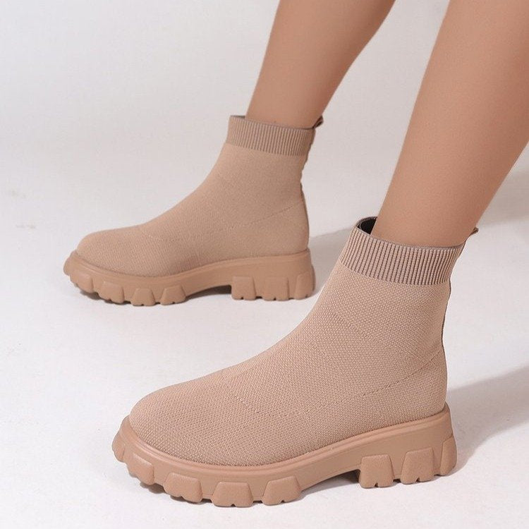 Luvik | Fashion Nilkkuri Matala korkoiset Sukka Salsakengät Naisille