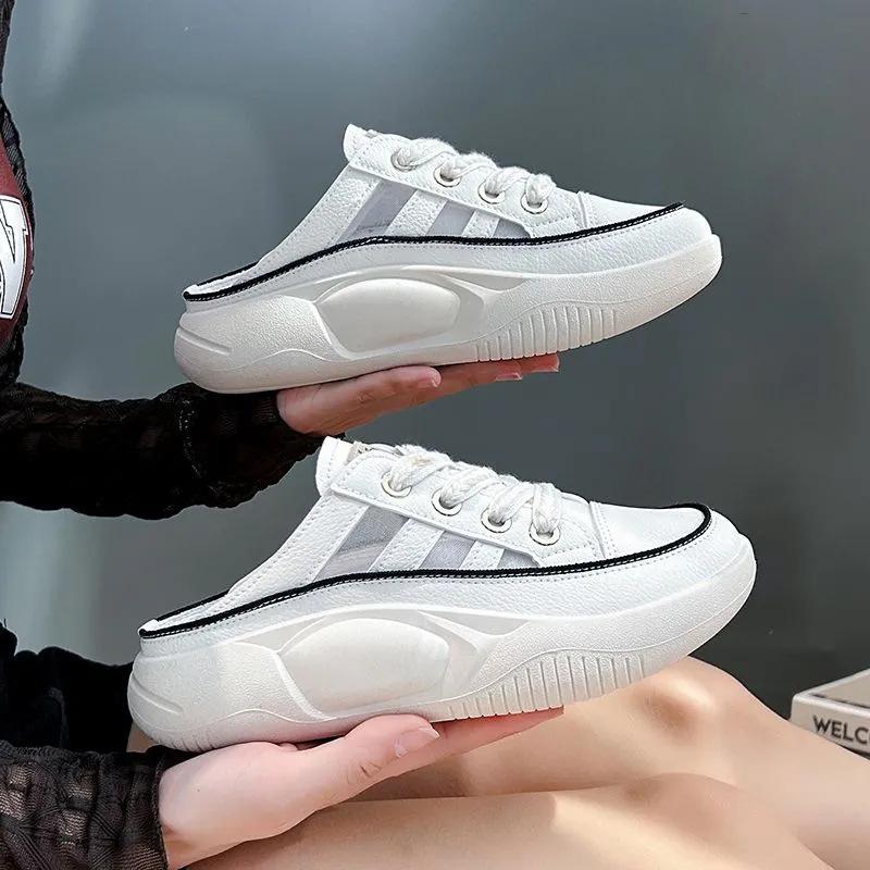 Luvik | Puolipitkä Slip-On Valkoiset Kengät
