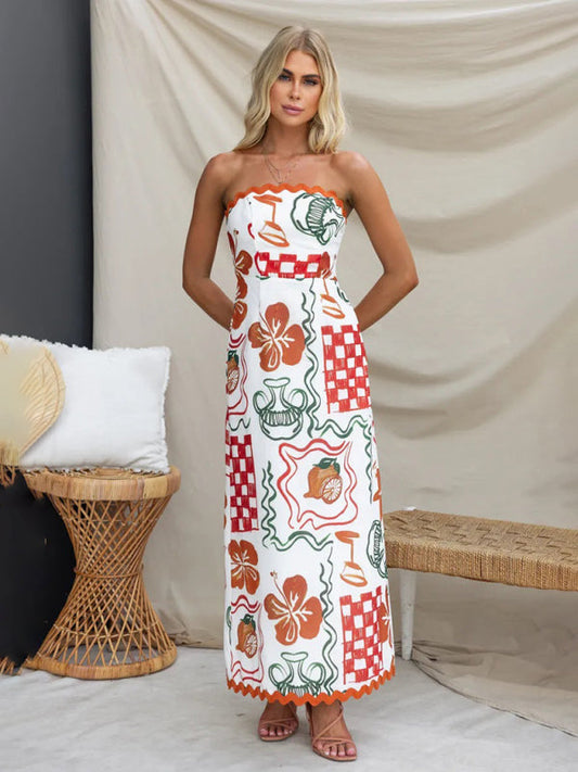 Luvik | Tyylikäs Boho Maksimekko