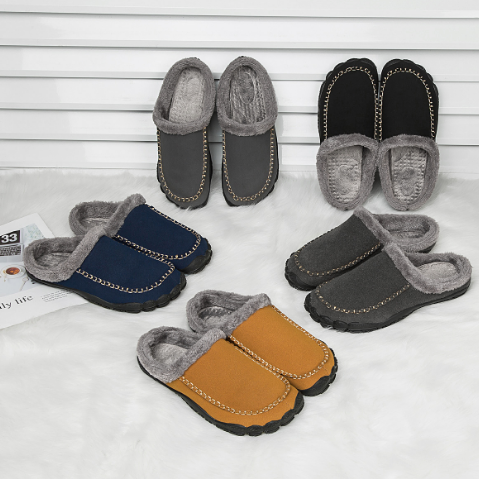 Luvik | Indoor Fleece Hausschuhe Für Herren