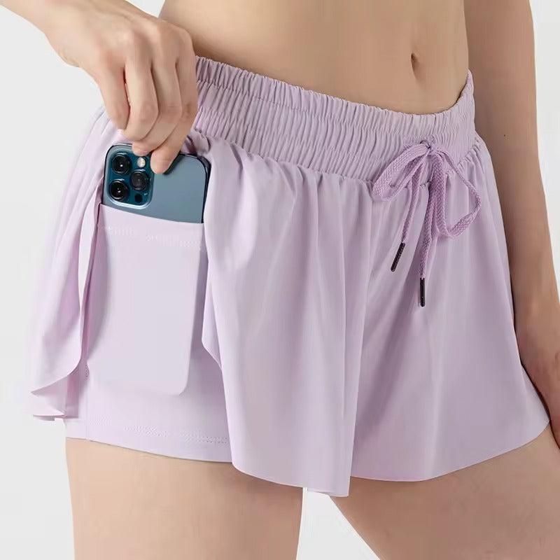 Luvik | 2 in 1 Naisten urheilushortsit