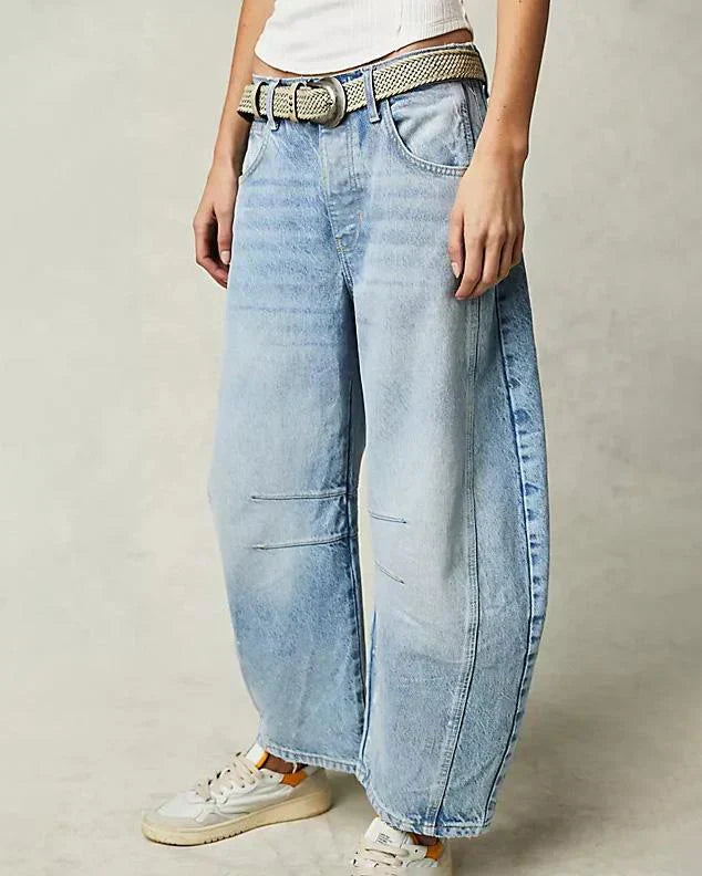 Luvik | Mid Rise Fass Jeans naisten