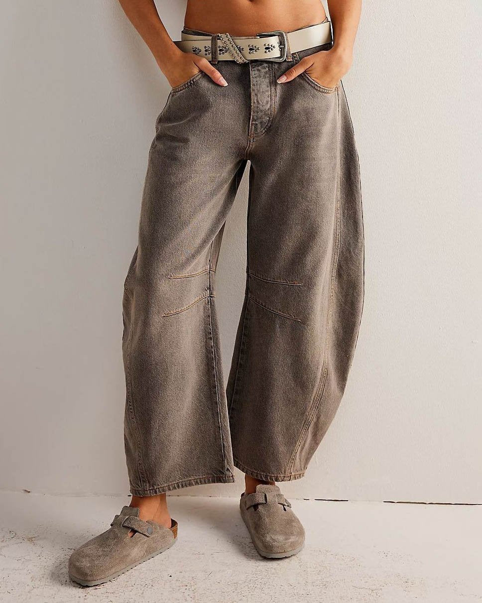 Luvik | Mid Rise Fass Jeans naisten