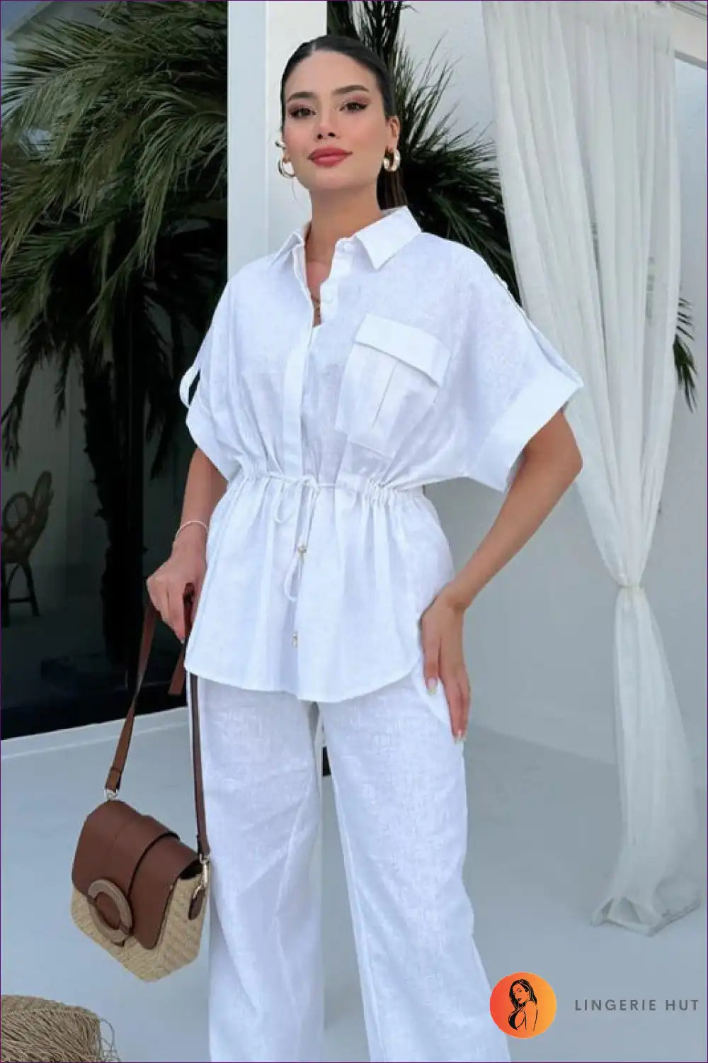 Luvik | Luksus Safari Chic Co-ord Set - Vaivaton eleganssi modernille naiselle