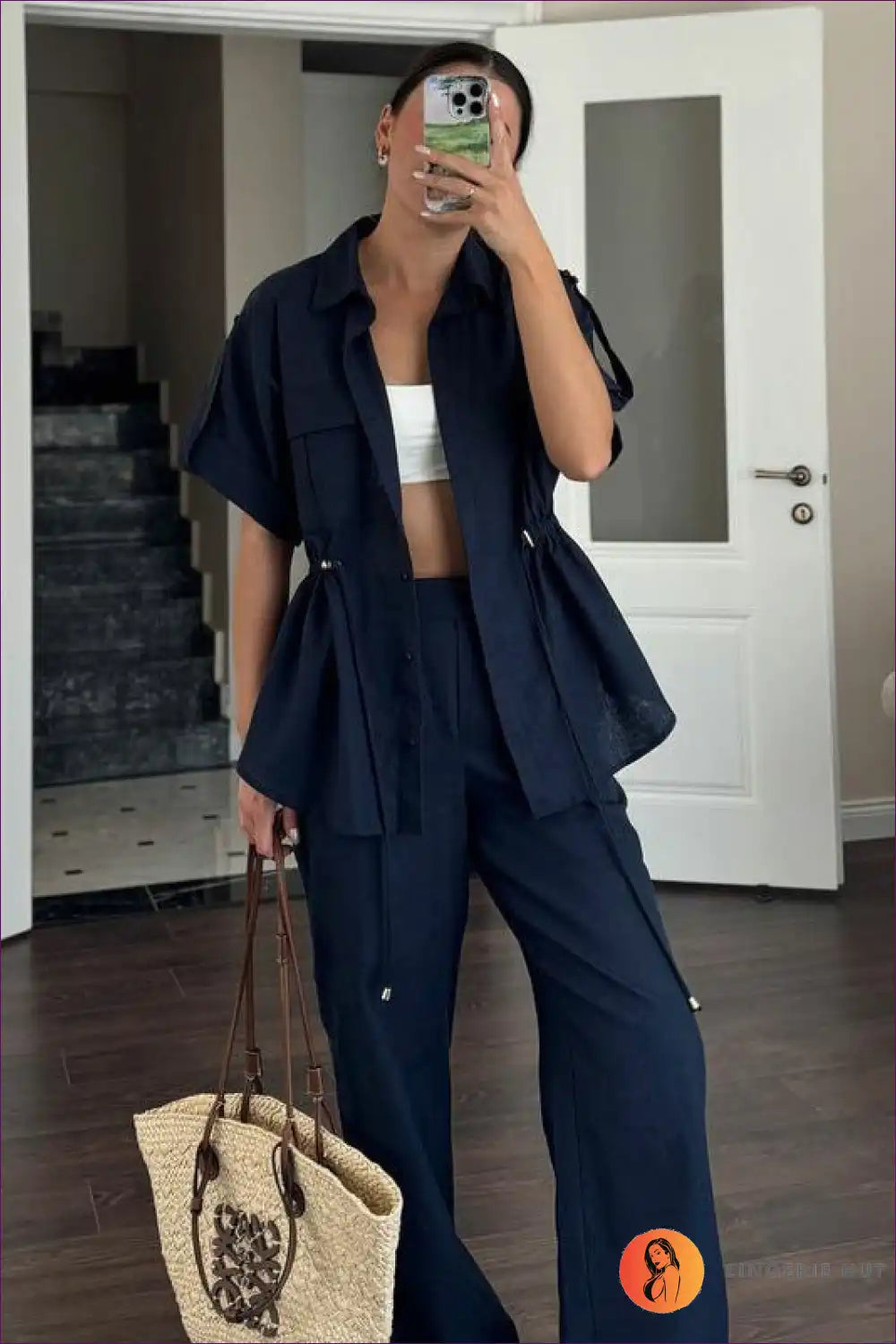 Luvik | Luksus Safari Chic Co-ord Set - Vaivaton eleganssi modernille naiselle