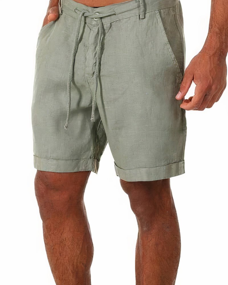 Luvik | Rentouttavat pellavaiset miesten shortsit