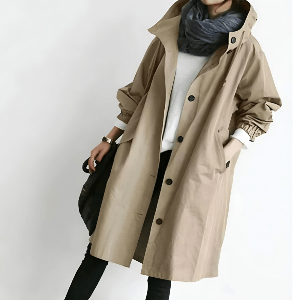 Luvik | Pidempi tyylikäs trenchcoat