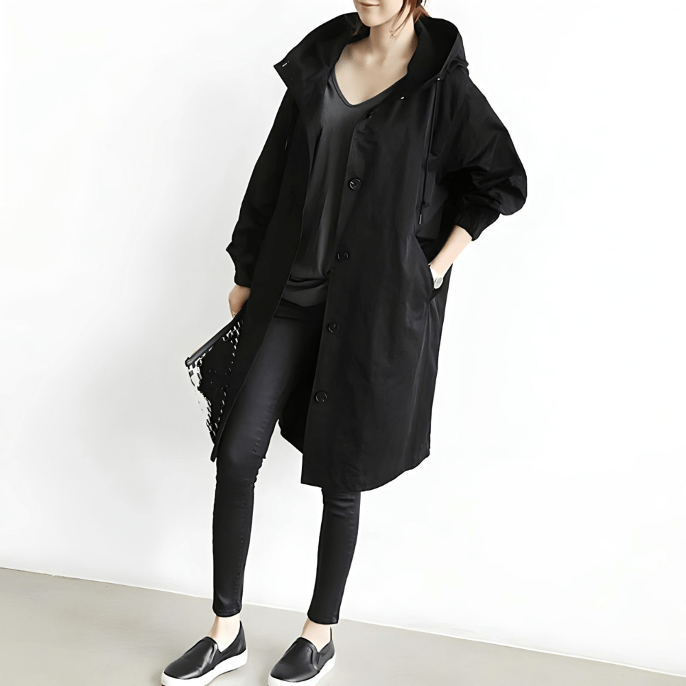 Luvik | Pidempi tyylikäs trenchcoat