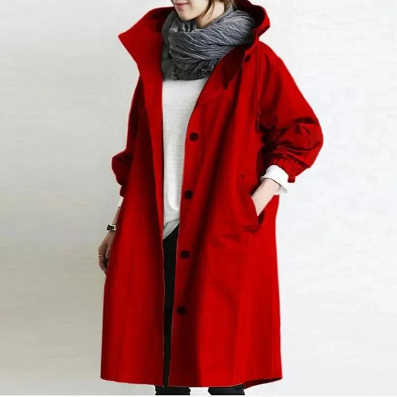 Luvik | Pidempi tyylikäs trenchcoat