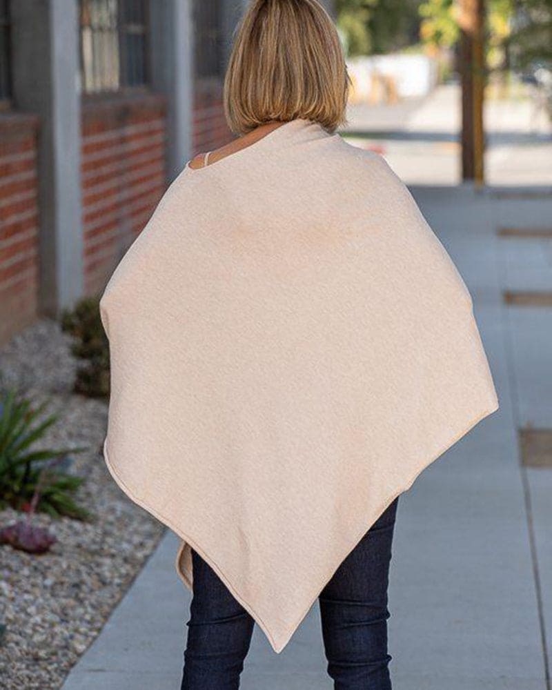 Luvik | Fuksia värinen Poncho