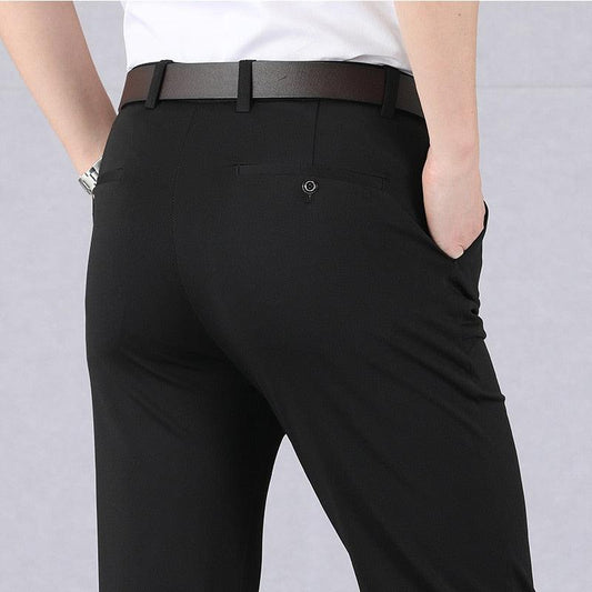 Luvik | Slim Fit Housut Elastisella Vyöllä Ja Taskuilla