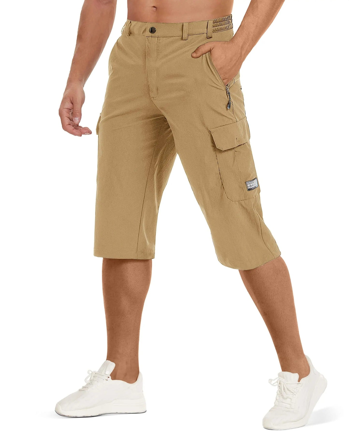 Luvik | Cargo Shorts Puuvillakangas Rento Istuvuus Moni-tasku Utility Suunnittelu