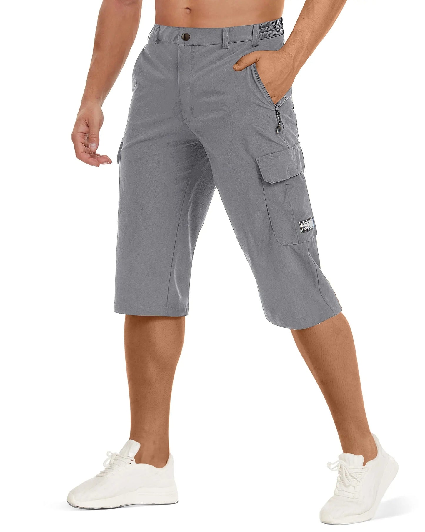 Luvik | Cargo Shorts Puuvillakangas Rento Istuvuus Moni-tasku Utility Suunnittelu
