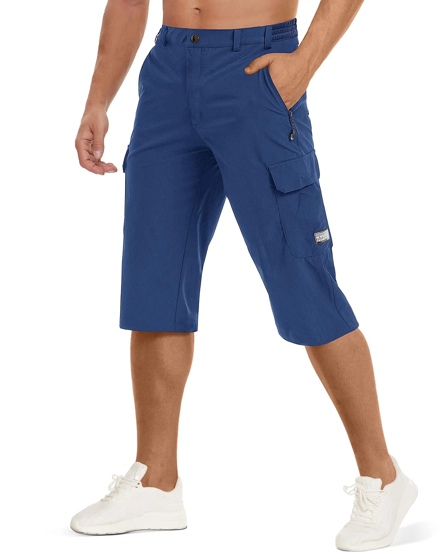 Luvik | Cargo Shorts Puuvillakangas Rento Istuvuus Moni-tasku Utility Suunnittelu